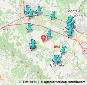 Mappa Via Vecchia Fiorentina, 51039 Quarrata PT, Italia (4.181)