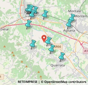 Mappa Via Vecchia Fiorentina, 51039 Quarrata PT, Italia (4.37385)