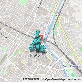 Mappa Via Felice Cavallotti, 59100 Prato PO, Italia (0.294)