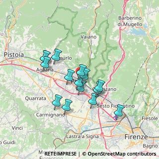 Mappa Via Felice Cavallotti, 59100 Prato PO, Italia (5.99333)