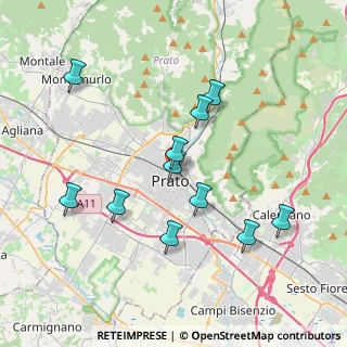 Mappa Via Felice Cavallotti, 59100 Prato PO, Italia (3.78909)
