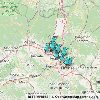 Mappa Via Felice Cavallotti, 59100 Prato PO, Italia (7.96)