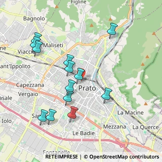 Mappa Via Gaetano Meucci, 59100 Prato PO, Italia (2.06923)