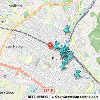 Mappa Via Gaetano Meucci, 59100 Prato PO, Italia (0.82182)