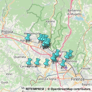 Mappa Via della Fonderia, 59100 Prato PO, Italia (5.42722)