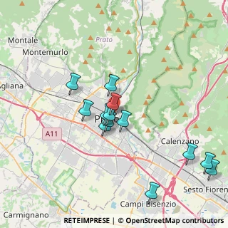 Mappa Via della Fonderia, 59100 Prato PO, Italia (3.62769)