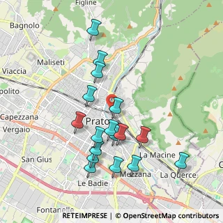 Mappa Via della Fonderia, 59100 Prato PO, Italia (1.92176)