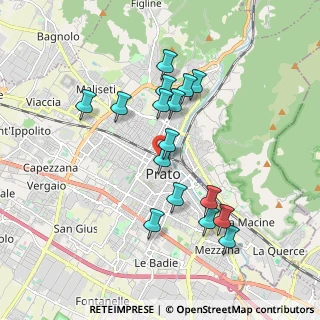 Mappa Via S. Fabiano, 59100 Prato PO, Italia (1.74438)