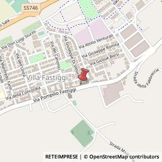 Mappa Via P. Fastiggi, 52, 61122 Pesaro, Pesaro e Urbino (Marche)