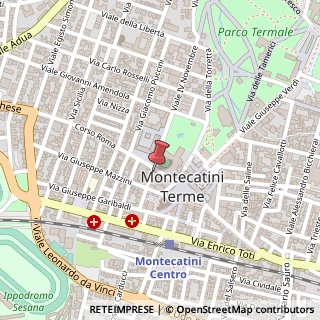 Mappa Via Cavour, 1, 51016 Montecatini Terme, Pistoia (Toscana)
