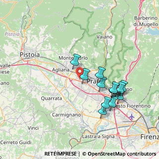 Mappa Via Renato Mannocci, 59100 Prato PO, Italia (7.35615)
