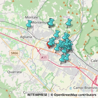 Mappa Via Renato Mannocci, 59100 Prato PO, Italia (2.85579)
