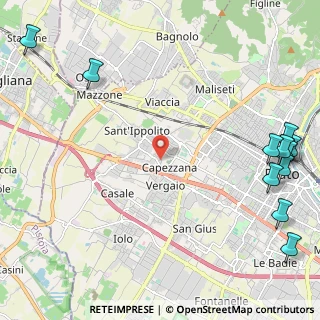 Mappa Via Renato Mannocci, 59100 Prato PO, Italia (3.50273)