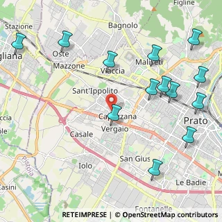 Mappa Via Renato Mannocci, 59100 Prato PO, Italia (2.70538)