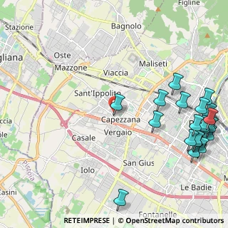 Mappa Via Renato Mannocci, 59100 Prato PO, Italia (3.0435)