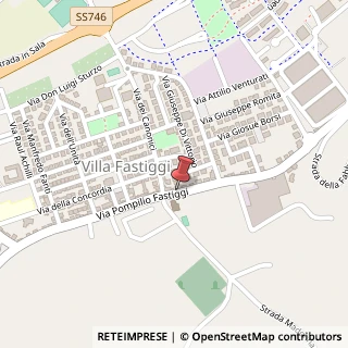 Mappa Strada Fastiggi Pompilio, 64, 61122 Pesaro, Pesaro e Urbino (Marche)