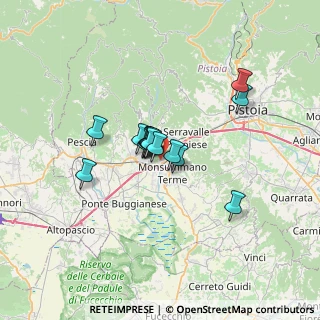 Mappa Via Cambio, 51018 Pieve A Nievole PT, Italia (4.366)