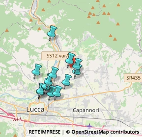 Mappa Via L. Paolinelli, 55012 Marlia LU, Italia (3.30714)