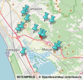 Mappa Viadotto Quercione, 55054 Massarosa LU, Italia (3.62538)