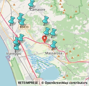 Mappa Viadotto Quercione, 55054 Massarosa LU, Italia (4.29091)