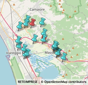Mappa Viadotto Quercione, 55054 Massarosa LU, Italia (3.4375)