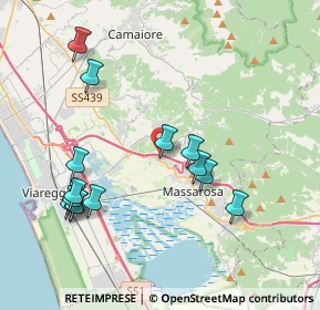 Mappa Viadotto Quercione, 55054 Massarosa LU, Italia (4.28)