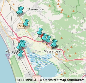 Mappa Viadotto Quercione, 55054 Massarosa LU, Italia (3.52385)