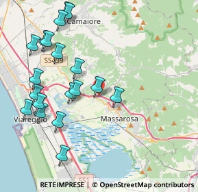 Mappa Viadotto Quercione, 55054 Massarosa LU, Italia (4.69947)