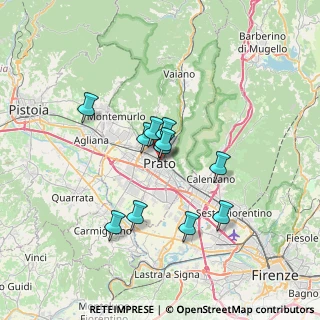 Mappa Via Gaetano Magnolfi, 50100 Prato PO, Italia (5.48273)