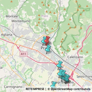 Mappa Via Gaetano Magnolfi, 50100 Prato PO, Italia (5.6)