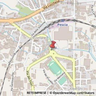 Mappa Via castellare 52, 51017 Pescia, Pistoia (Toscana)