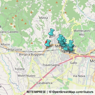 Mappa Via Eugenio Montale, 51010 Massa e Cozzile PT, Italia (1.34818)