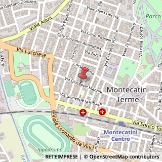 Mappa Via Don Giovanni Minzoni, 2, 51016 Montecatini Terme, Pistoia (Toscana)