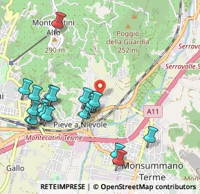 Mappa Via Libertà, 51018 Pieve A Nievole PT, Italia (1.15)