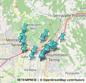 Mappa Via Libertà, 51018 Pieve A Nievole PT, Italia (1.5435)