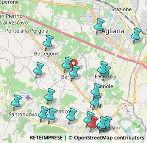 Mappa Via di Brana, 51039 Barba PT, Italia (2.563)