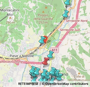 Mappa Via Lucchese, 51015 Monsummano Terme PT, Italia (1.552)