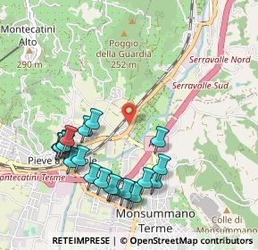 Mappa Via Lucchese, 51015 Monsummano Terme PT, Italia (1.1155)