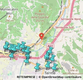 Mappa Via Lucchese, 51015 Monsummano Terme PT, Italia (1.401)