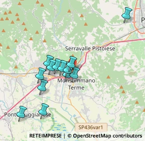 Mappa Via Lucchese, 51015 Monsummano Terme PT, Italia (3.40846)