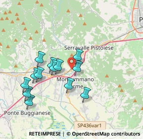 Mappa Via Lucchese, 51015 Monsummano Terme PT, Italia (3.56154)
