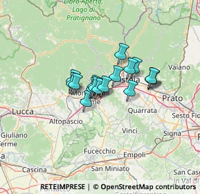 Mappa Via Lucchese, 51015 Monsummano Terme PT, Italia (8.27059)