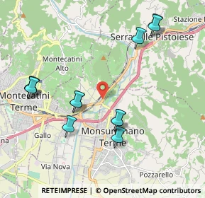 Mappa Via Lucchese, 51015 Monsummano Terme PT, Italia (2.20417)