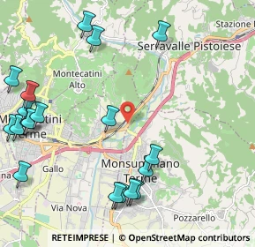 Mappa Via Lucchese, 51015 Monsummano Terme PT, Italia (2.85053)