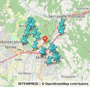 Mappa Via Lucchese, 51015 Monsummano Terme PT, Italia (1.6145)