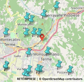 Mappa Via Lucchese, 51015 Monsummano Terme PT, Italia (2.879)