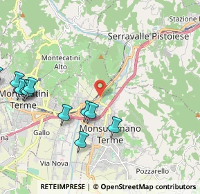 Mappa Via Lucchese, 51015 Monsummano Terme PT, Italia (2.77)