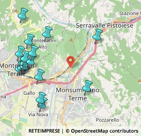 Mappa Via Lucchese, 51015 Monsummano Terme PT, Italia (2.65278)