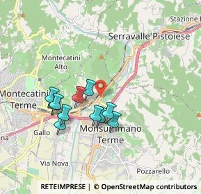 Mappa Via Lucchese, 51015 Monsummano Terme PT, Italia (1.57273)