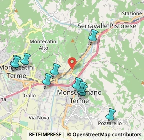 Mappa Via Lucchese, 51015 Monsummano Terme PT, Italia (2.45364)